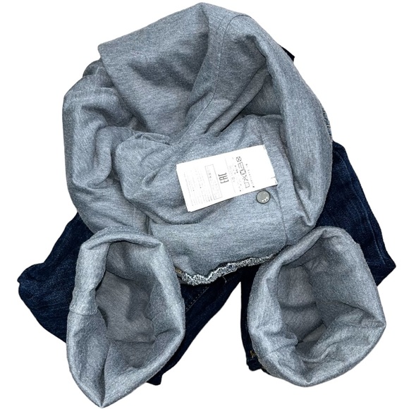 GAP Jersey Lined Pull On Jeans Size 5 Dark Wash - Picture 4 of 12